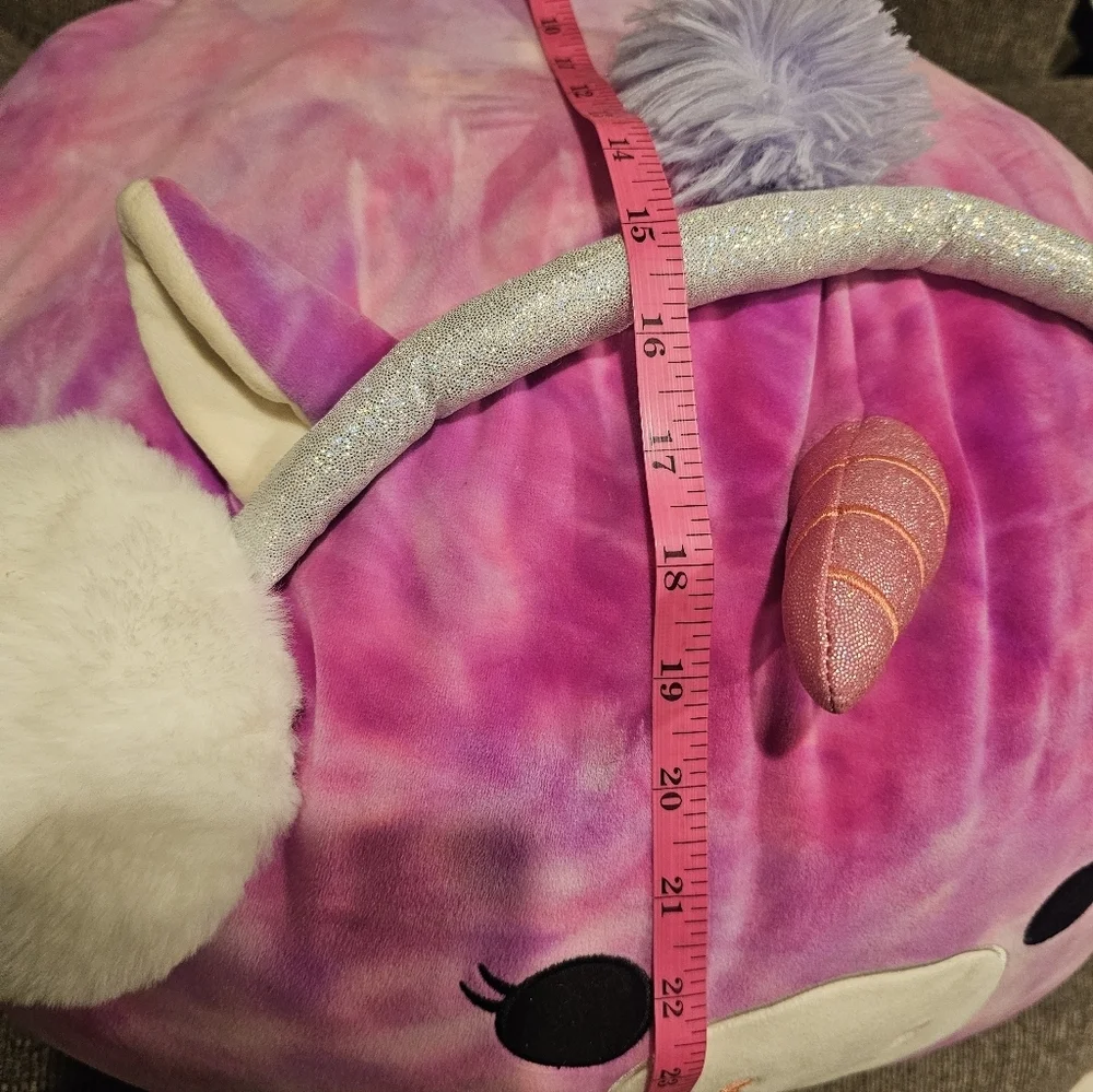 Squishmallows Lola Stackable Tie Dye Unicorn Plush Toy 18 Inch